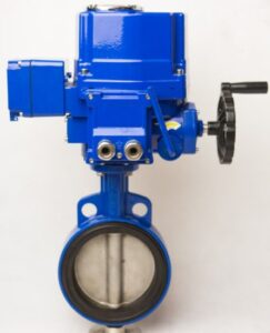 factory qt series intelligent electric expansion flange butterfly valve